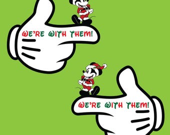 Disney Cruise Door Magnet, Santa Mickey, Christmas Holiday Decor