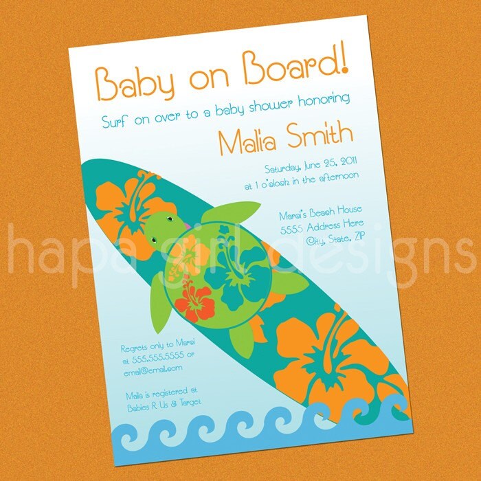 Print Yourself Baby Shower Invitations 2