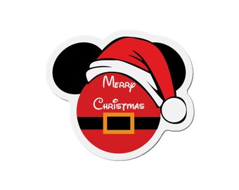 Cruise Door Magnet Very Merrytime Santa Mouse Head Christmas for Disney Cruise Door Decorating