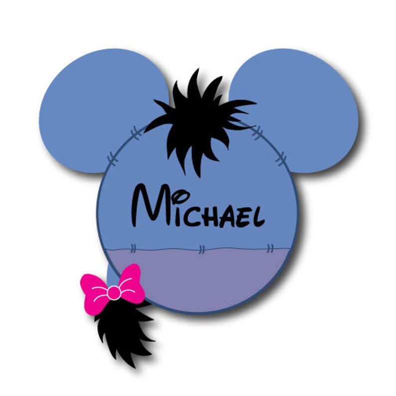 Eeyore Tigger Pooh Bear Pooh Mouse Head Magnets for Cruise Ship Door