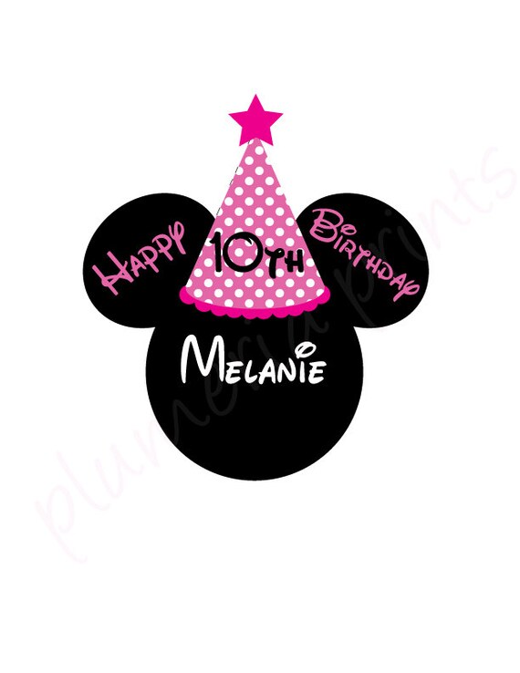 Birthday Mouse Head Magnet For Disney Cruise Cabin Door Pink Etsy