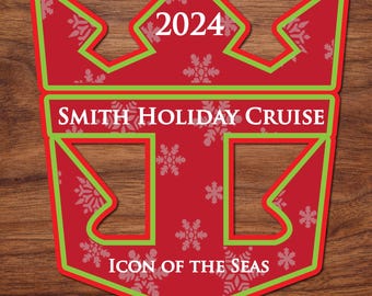 Royal Caribbean Christmas Magnet | Anchor Logo | Cruise Door Decor