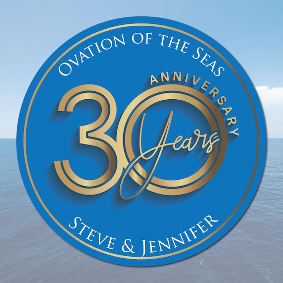 Anniversary Cruise Magnet | Door Decor | 7.4 inches