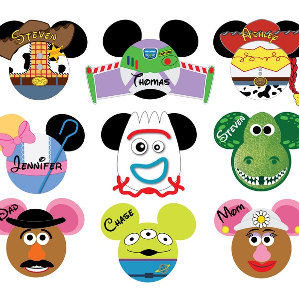 Cruise Door Magnets - Woody, Buzz & More! Decorate Your Disney Cruise Door Toy Story-tastic Magnets