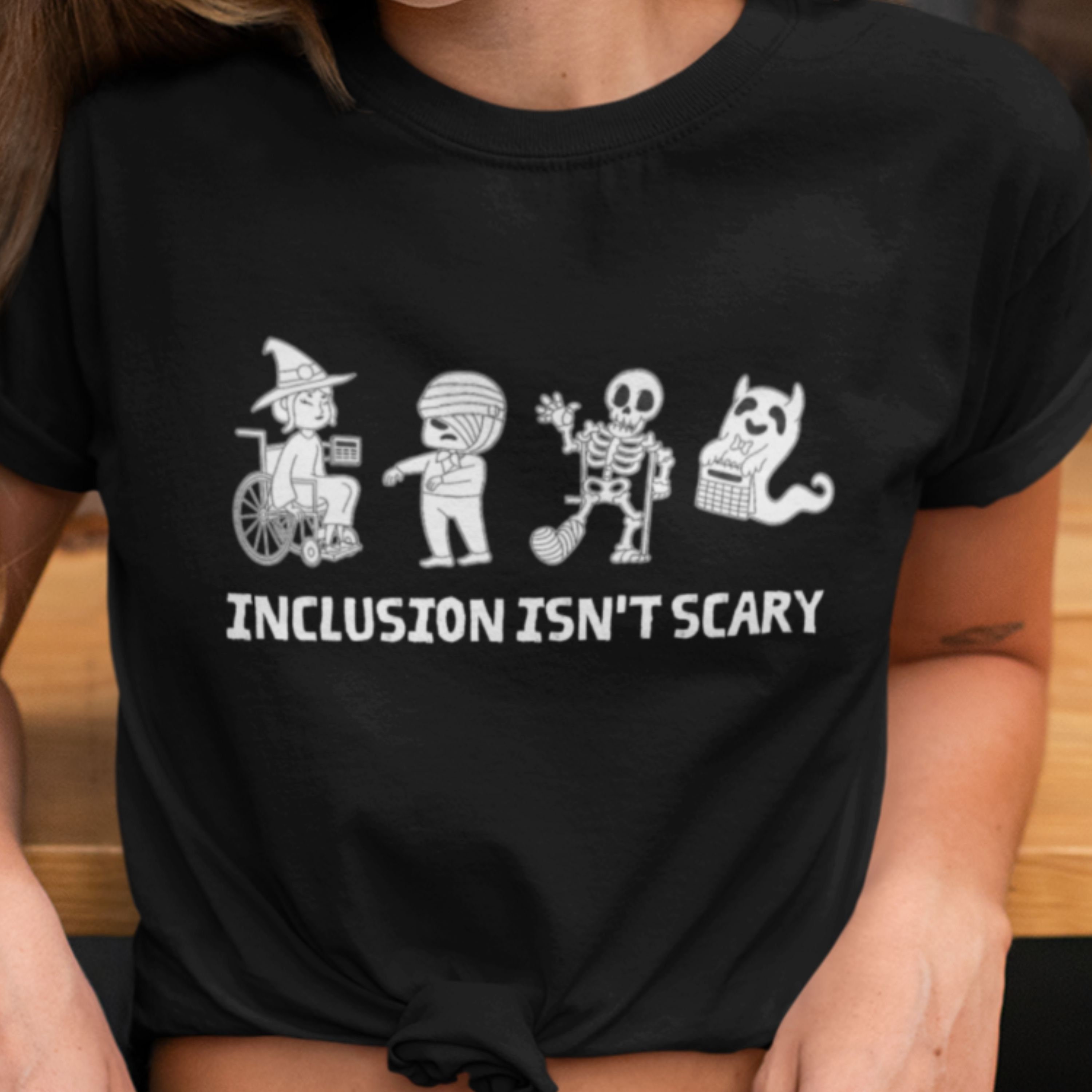 Funny Inclusion Isn't Scary Teacher Halloween, Digital Download, PNG ...