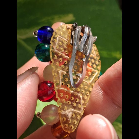 1940s? WW2 Era Miriam Haskell? Unsigned Multicolo… - image 7