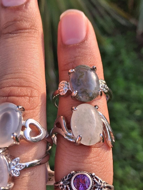 Bundle GemStone Crystal Quartz Styled Statement R… - image 4