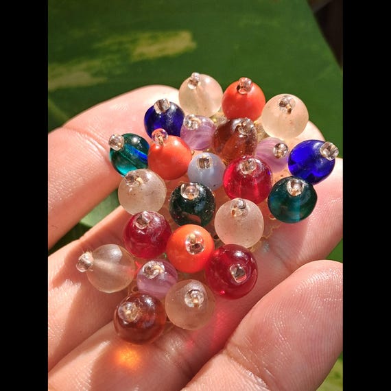 1940s? WW2 Era Miriam Haskell? Unsigned Multicolo… - image 3