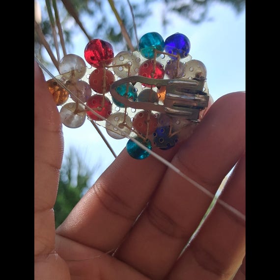 1940s? WW2 Era Miriam Haskell? Unsigned Multicolo… - image 6