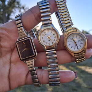 Montre Bracelet Femme Gloria Vanderbilt - Bracelet Acier Argenté 6,5" - Mouvement Quartz - Occasion, Besoin Pile