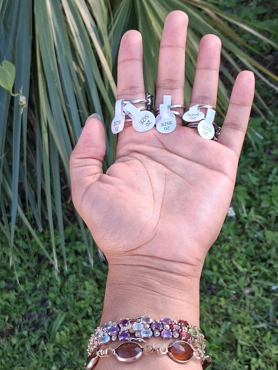 Bundle GemStone Crystal Quartz Styled Statement R… - image 13