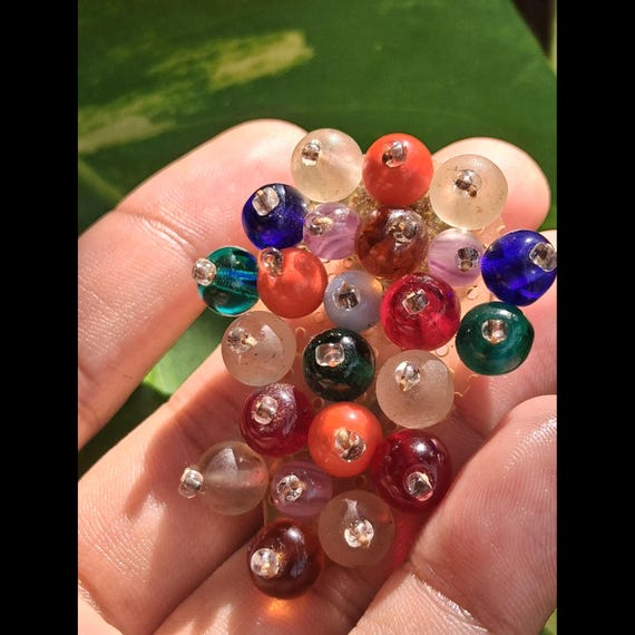 1940s? WW2 Era Miriam Haskell? Unsigned Multicolo… - image 4