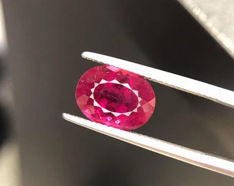 4,40 Ct Oval Rubellit Turmalin | Natürlicher rosa Edelstein