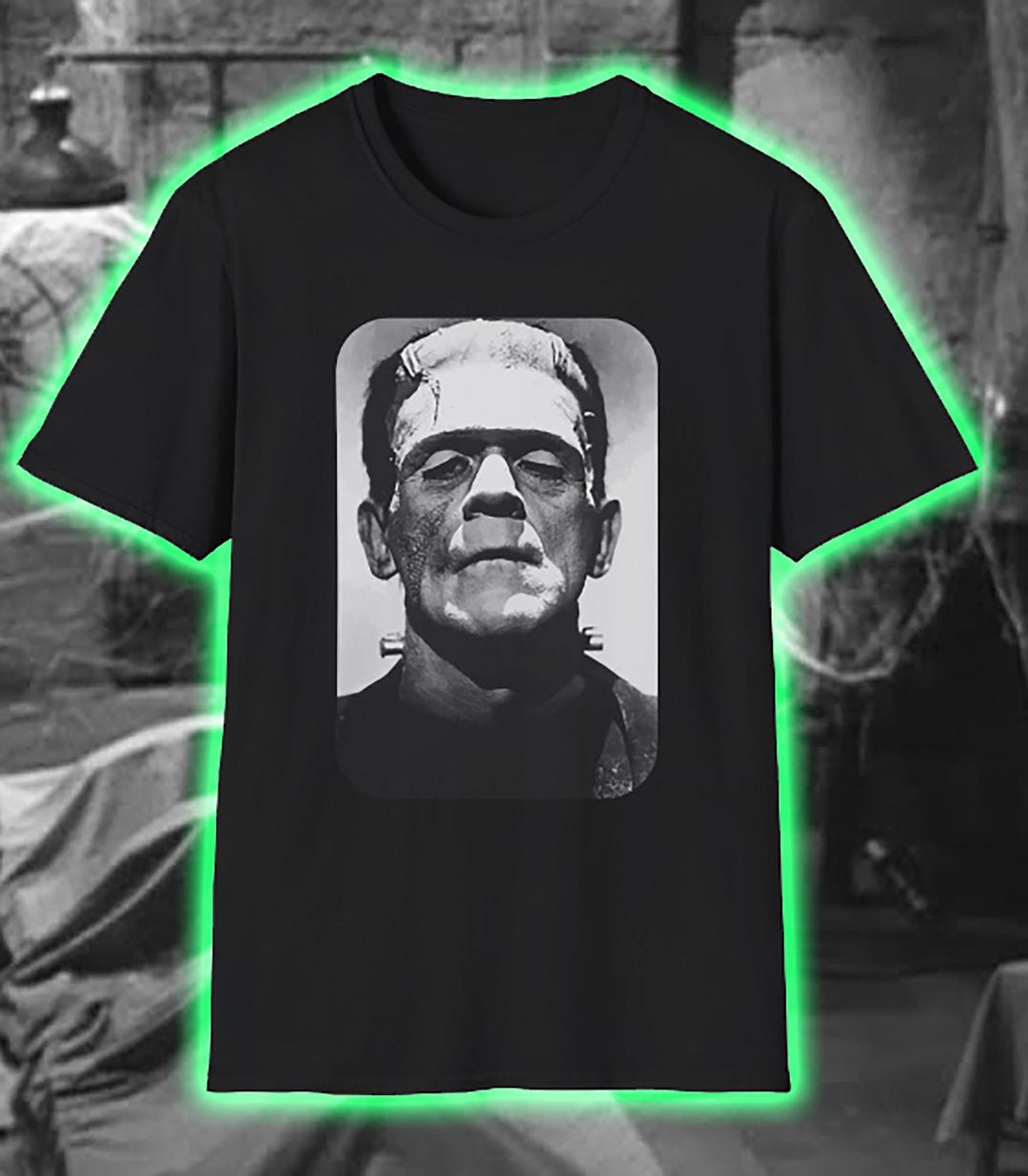 Sweat à Capuche Bride Of Frankenstein - Motif Gothique Karloff, Tailles S à XXL, Neuf