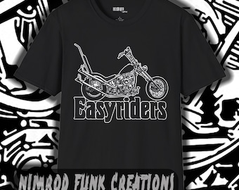 Vintage60s  Chopper T-Shirt: Retro Motorcycle Graphic Tee