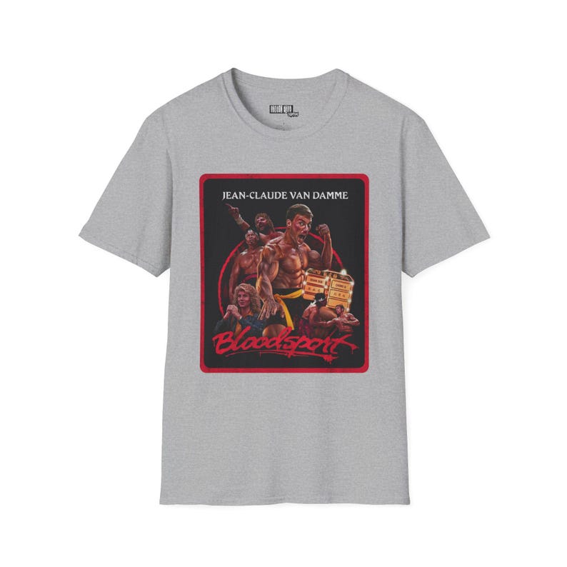 Camiseta de la película Bloodsport: Camiseta de la película de Jean-Claude Van Damme de los 90 imagen 6