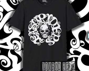 Vintage Skull Logo Biker Tshirt, Easyriders Unisex Tee, Motorcycle Enthusiast Gift, Softstyle Tee, Graphic Print Shirt
