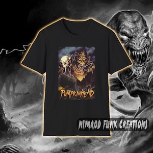 Pumpkinhead Horror Movie Unisex T-Shirt, Vintage Halloween Tee, Scary Film Fan Gift, Retro Graphic Shirt, Cult Classic Merch