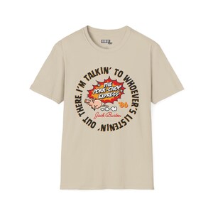 Camiseta unisex Jack Burton Pork Chop Express - Camiseta de la película Big Trouble Little China, top gráfico, camiseta de película vintage, ropa clásica de culto. imagen 4