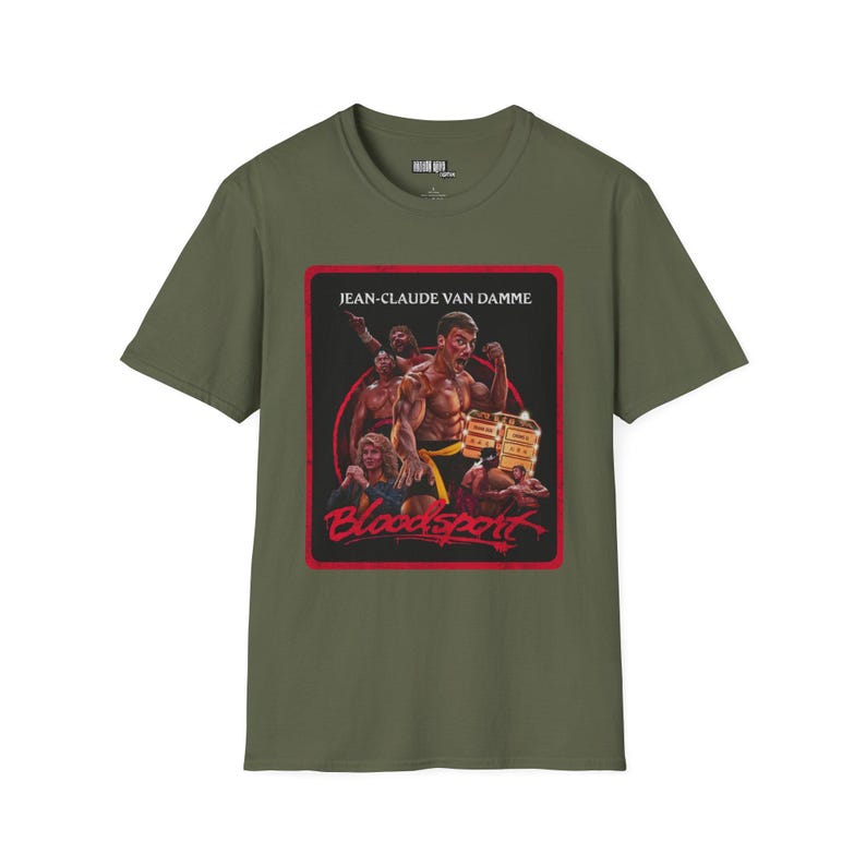 Camiseta de la película Bloodsport: Camiseta de la película de Jean-Claude Van Damme de los 90 imagen 7