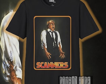 Scanners Movie T-Shirt: Retro Cult Classic Film Graphic Tee