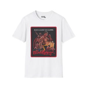 Camiseta de la película Bloodsport: Camiseta de la película de Jean-Claude Van Damme de los 90 imagen 5