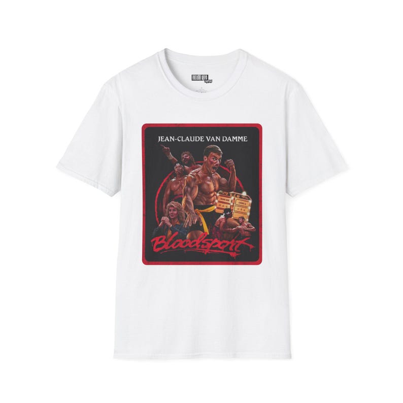Camiseta de la película Bloodsport: Camiseta de la película de Jean-Claude Van Damme de los 90 imagen 5