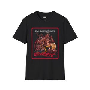 Camiseta de la película Bloodsport: Camiseta de la película de Jean-Claude Van Damme de los 90 imagen 2