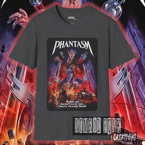 Phantasm Movie Tshirt Unisex Softstyle Tee Shirt, Horror Fan Gift, Graphic Tee, Classic Horror Movie Shirt, Vintage Horror Tshirt