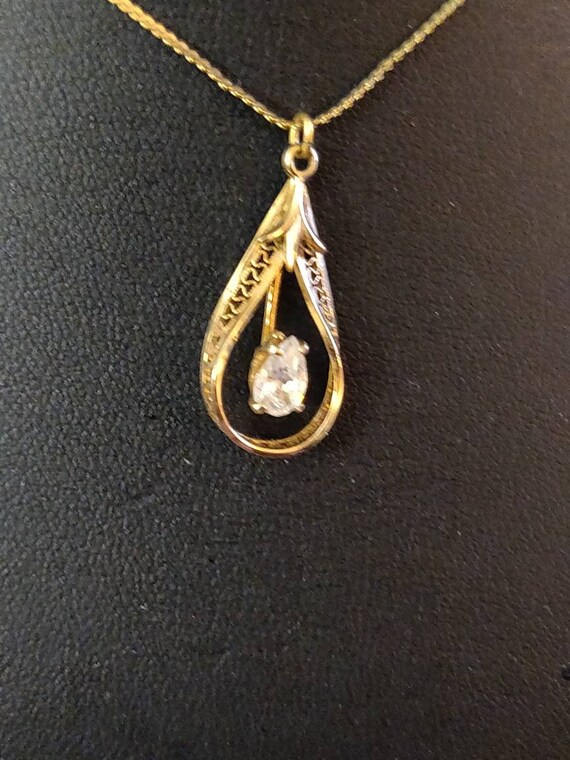 Gold filled necklace  17" in length.