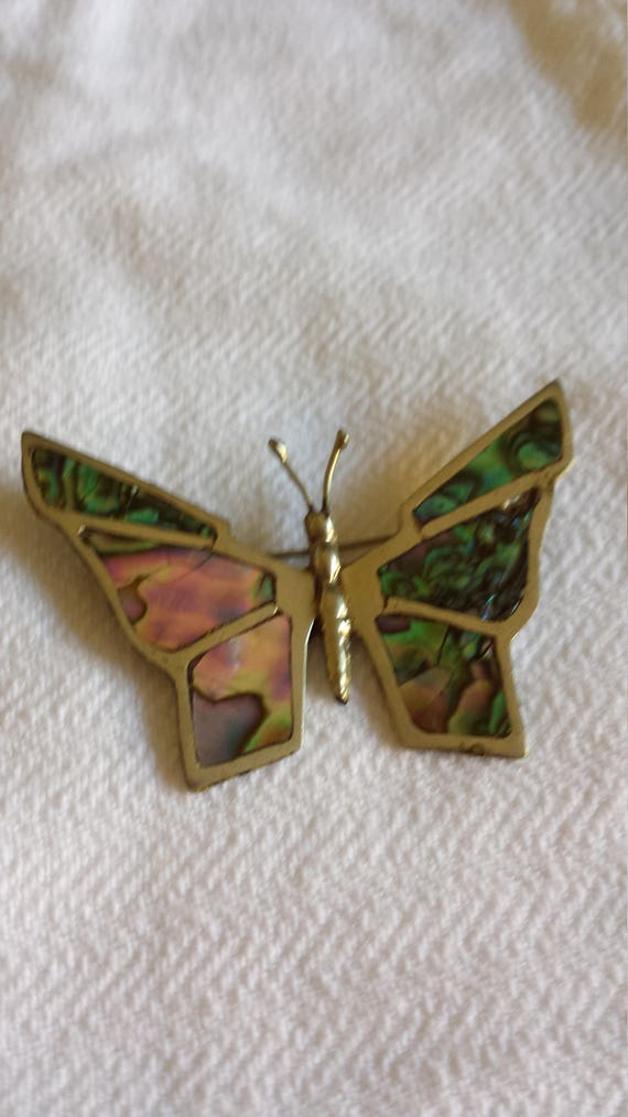 Beautiful butterfly brooch - image 1