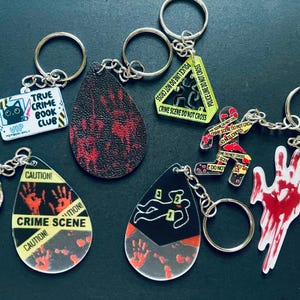 True Crime/Thriller Keychains
