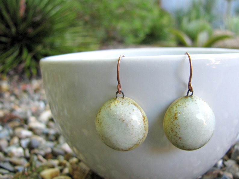 Sea Breeze Earrings Handmade Clay image 2