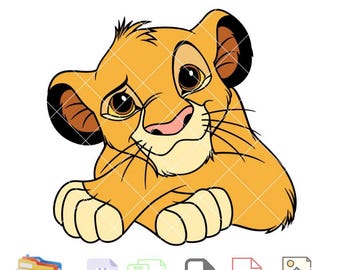 Simba Crown Svg, Lion King Svg, Hakuna Matata Svg, Kawaii Svg, Cricut ...