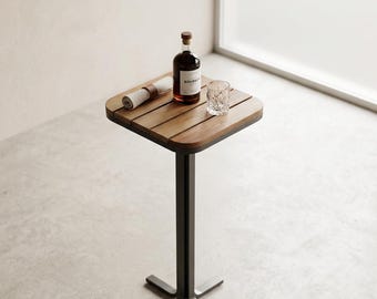 Bar Table | Vintage Table - Industrial Design | Metal & Wood | PDF Plans | DXF Files | Technical Drawings