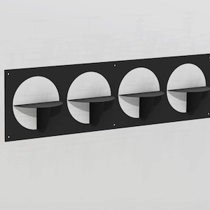 DIY Metal Wall Shelf Plans | Minimalist Wall Shelf | Modern Wall Shelf | Industrial Wall Shelf | Wall Storage Design | Laser Cut Shelf |