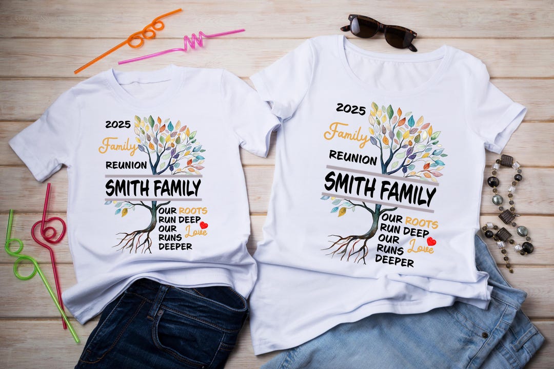 Custom Family Reunion Shirt: Personalized Family Tree Design - Etsy