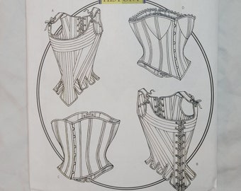 OOP, UNCUT Butterick Making History Pattern B4254 Misses' Stays and Corsets (Sizes 18,20,22)