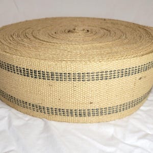 Natural Green Jute Webbing – Upholstery, Crafts & Furniture Repair (11 lb)