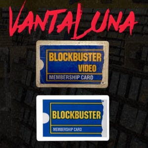 Nostalgic Blockbuster Membership Card Sticker: Laminated, Waterproof