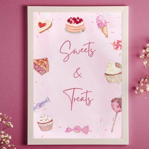 Sweet One First Birthday Signs Editable Templates Birthday Decor First Birthday Party Girl Sweet One Bundle 1st Birthday Signs Decorations