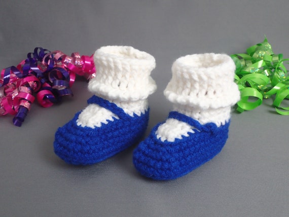Baby Girl Mary Jane Shoes Royal Blue 