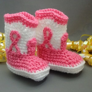Baby Cowboy Boots, Perfect Pink, White, 0-3 Month, Free Shipping, Farm Baby Booties, Cowgirl Boots, Pink Cowgirl Boots, Handmade Baby Shoes