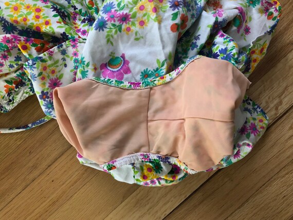 Vintage 1950s floral swim dress - image 4