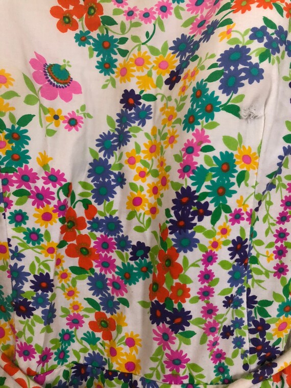 Vintage 1950s floral swim dress - image 7