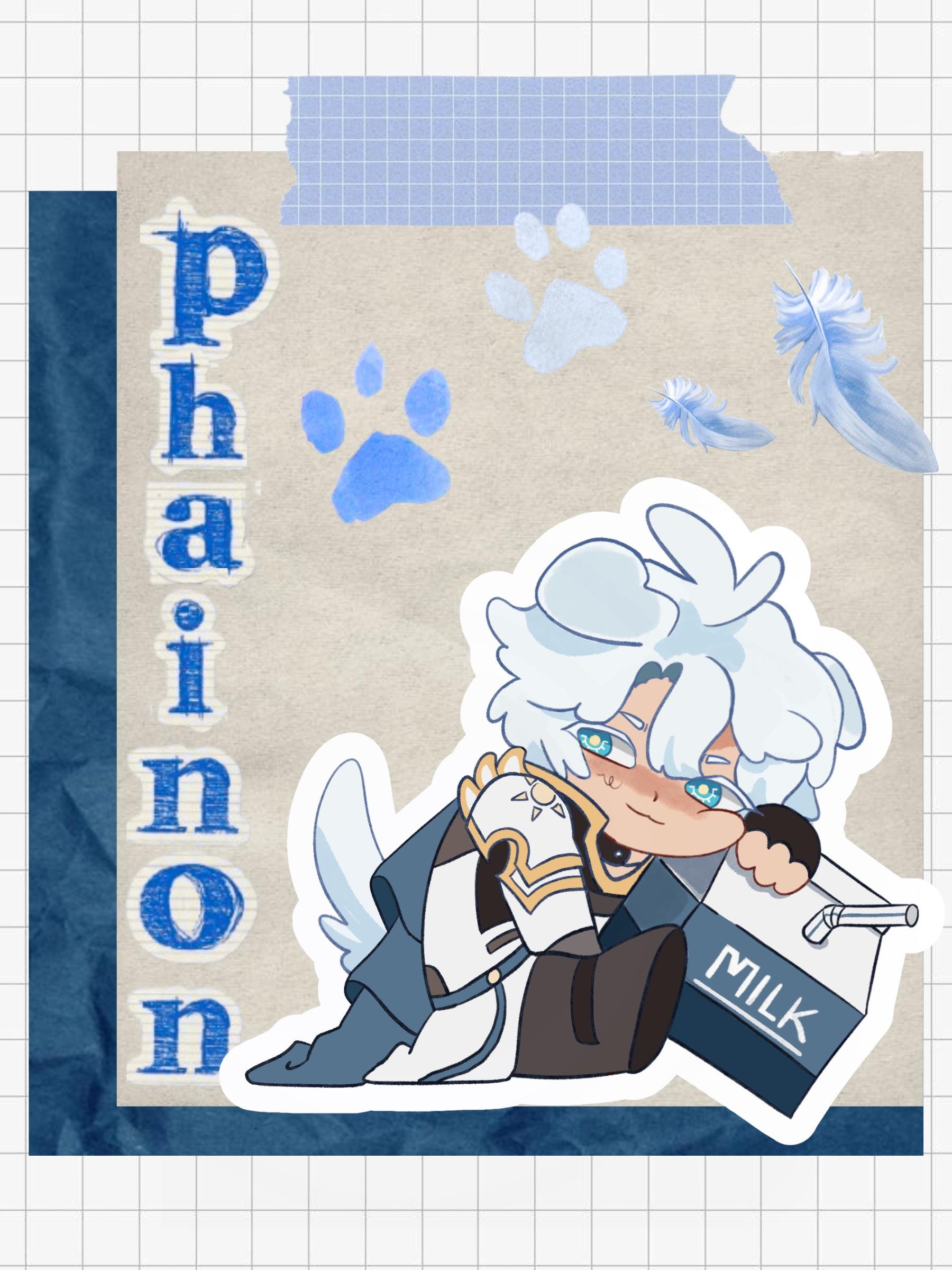 Set of 2 Handmade Vinyl Stickers - Honkai Star Rail HSR Phainon Mydei ...