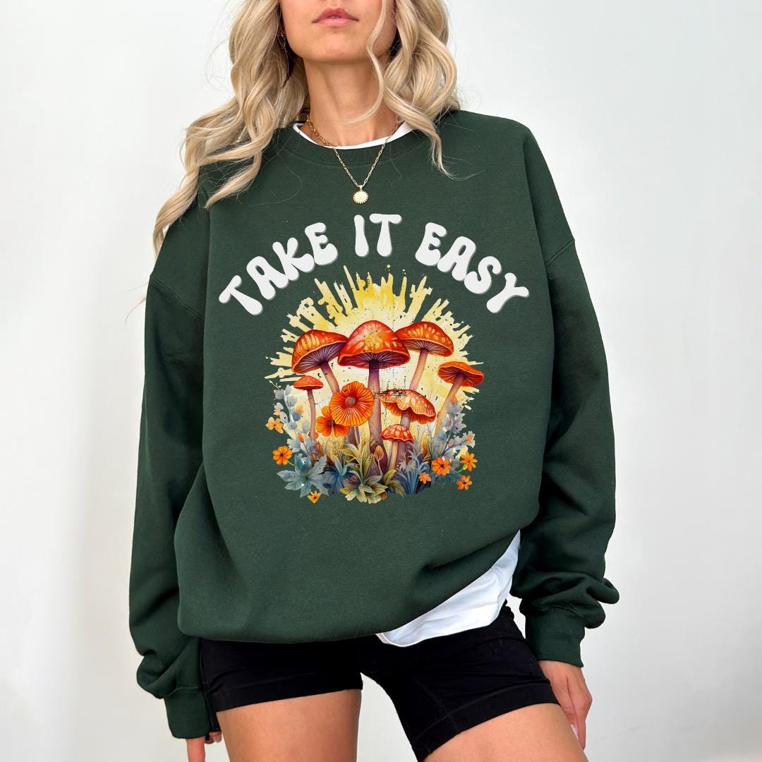 French Terry Core Sweatshirt Mushroom main image 1
