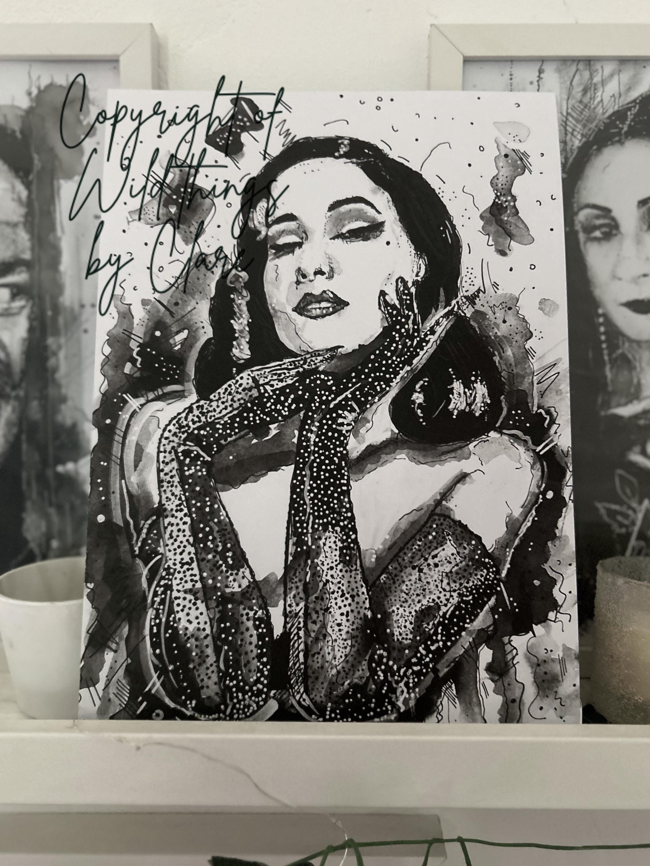 Dita Von Teese Art - Etsy