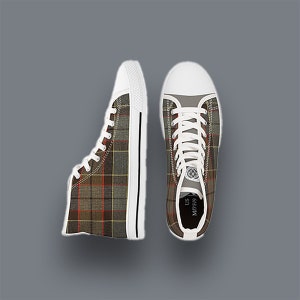 Honeycomb Pattern High Top Sneakers Women s Footwear Stylish Canvas Shoes With Memory Foam Insoles Fashionable Shoes Casual Footwear Etsy