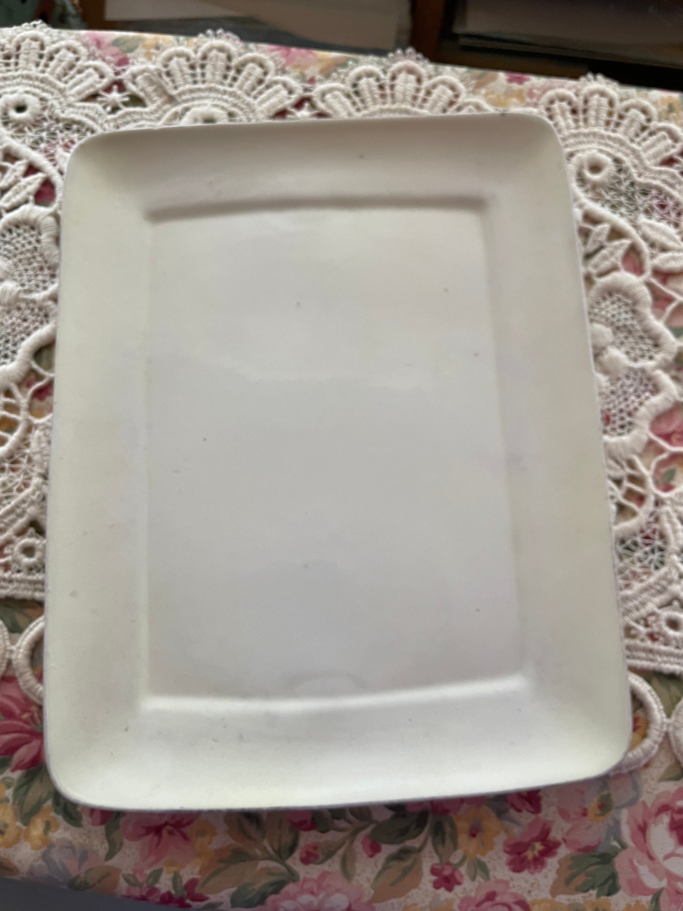 Vintage Covered Cheese Serving Dish Germany Floral Pansies Etsy